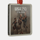 Spirit of 76 - America's 250th Birthday Metalen Ornament (Rechts)