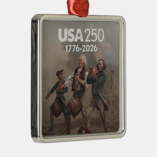 Spirit of 76 - America's 250th Birthday Metalen Ornament (Rechts)