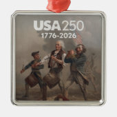 Spirit of 76 - America's 250th Birthday Metalen Ornament (Voorkant)