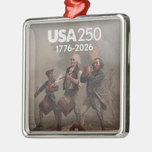 Spirit of 76 - America's 250th Birthday Metalen Ornament (Links)