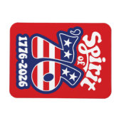 Spirit of 76 - Groovy USA 250 - 1776-2026 Magneet (Horizontaal)
