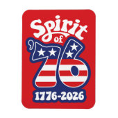 Spirit of 76 - Groovy USA 250 - 1776-2026 Magneet (Verticaal)