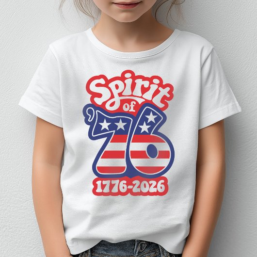 Spirit of 76 - Groovy USA 250 - 1776-2026 T-shirt