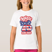 Spirit of 76 - Groovy USA 250 - 1776-2026 T-shirt (Voorkant)