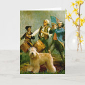 Spirit of 76 - Wheaten Terrier 2B Kaart (Gele Bloem)