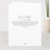 Spirit of Aloha van kunstenaar Lori Higgins 8.5x11 Kaart (Achterkant)