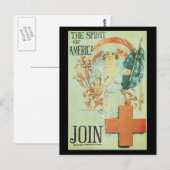 Spirit of America Tweede Wereldoorlog Briefkaart (Voorkant / Achterkant)