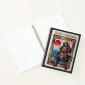 Spirit of Bushido Embroidered Samurai & Mount Fuji Notitieboek (Binnen)