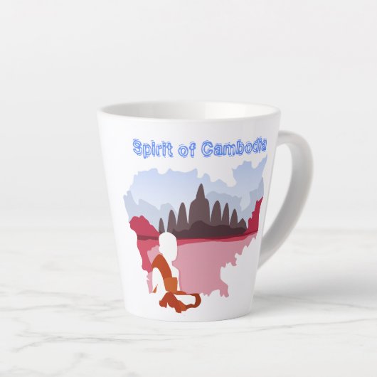 Spirit of Cambodia kaart met Monnik Latte Mok (Rechterhoek)