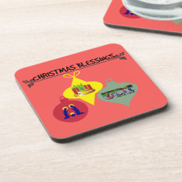 Spirit of Christmas Trio van Religieuze Ornamenten Onderzetter