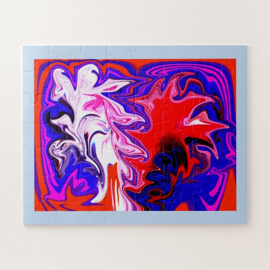 Spirit of dancing abstract art legpuzzel (Horizontaal)