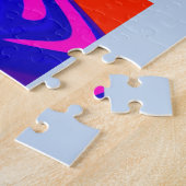 Spirit of dancing abstract art legpuzzel (Zijkant)