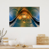 Spirit of Dragonfly (start bij $ 12,80) Poster (Keuken)