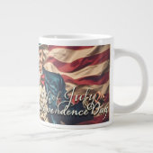 Spirit of Freedom in rood, wit en blauw Grote Koffiekop (Rechts)