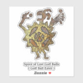 Spirit of Lost Golf Balls Sticker (Vel)