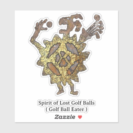 Spirit of Lost Golf Balls Sticker (Vel)