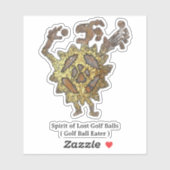Spirit of Lost Golf Balls Sticker (Vel)