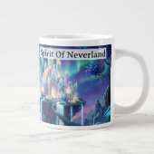 Spirit Of Neverland Never Grow Up Personalized Grote Koffiekop (Rechts)