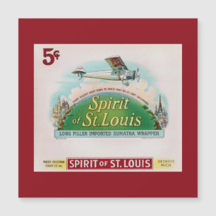 Spirit of St. Louis Antieke Sigarettenlabel Retro