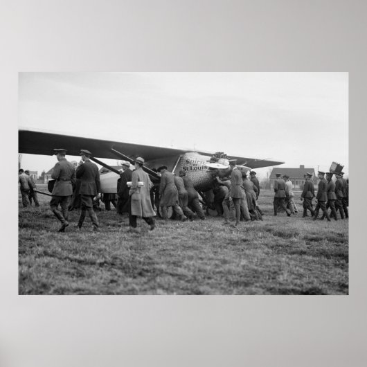Spirit of St. Louis at Bolling Field, 1929 Poster (Voorkant)