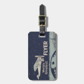 Spirit of St Louis Flyer met QR-code Bagagelabel (Voorkant verticaal)