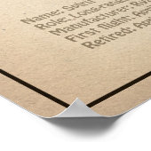 Spirit of St. Louis - Vliegtuig Blauwdruk Plannen Poster (Hoek)