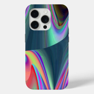 Spirit of Summer Breeze , Abstracte 3D Rainbowart iPhone 15 Pro Case