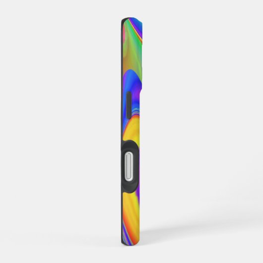 Spirit of Summer Breeze , Abstracte 3D Rainbowart iPhone 16 Hoesje (Rechterkant)