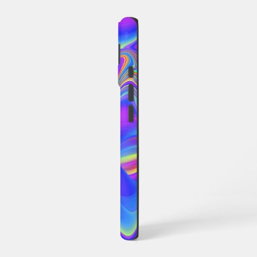 Spirit of Summer Breeze , Abstracte 3D Rainbowart iPhone 16 Hoesje (Linkerkant)