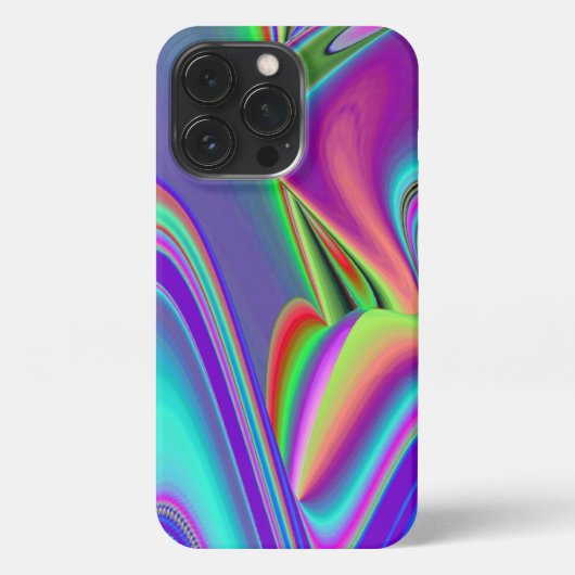Spirit of Summer Breeze , Abstracte 3D Rainbowart iPhone Hoesje (Achterkant)