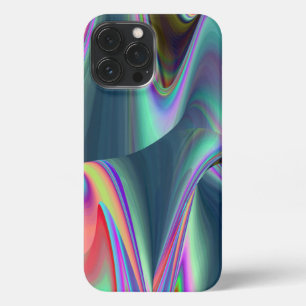 Spirit of Summer Breeze , Abstracte 3D Rainbowart iPhone 13 Pro Max Hoesje