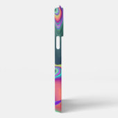 Spirit of Summer Breeze , Abstracte 3D Rainbowart iPhone Hoesje (Rechterkant)