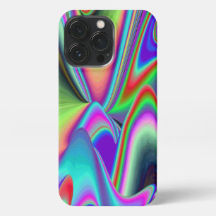 Spirit of Summer Breeze , Abstracte 3D Rainbowart iPhone 13 Pro Hoesje