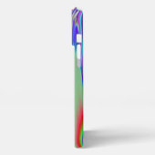 Spirit of Summer Breeze , Abstracte 3D Rainbowart iPhone Hoesje (Linkerkant)