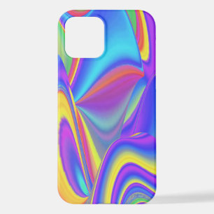 Spirit of Summer Breeze , Abstracte 3D Rainbowart iPhone 12 Hoesje