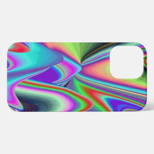 Spirit of Summer Breeze , Abstracte 3D Rainbowart iPhone Hoesje (Achterkant horizontaal)