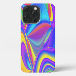 Spirit of Summer Breeze , Abstracte 3D Rainbowart iPhone 13 Pro Hoesje