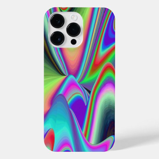 Spirit of Summer Breeze , Abstracte 3D Rainbowart iPhone Hoesje (Achterkant)