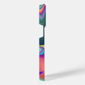 Spirit of Summer Breeze , Abstracte 3D Rainbowart iPhone Hoesje (Rechterkant)