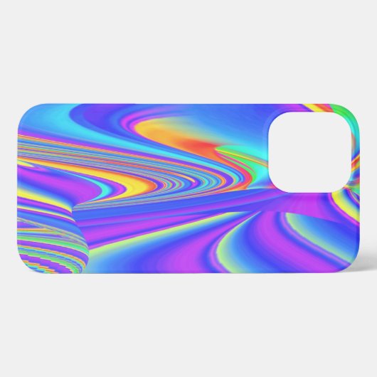 Spirit of Summer Breeze , Abstracte 3D Rainbowart iPhone Hoesje (Achterkant horizontaal)