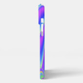 Spirit of Summer Breeze , Abstracte 3D Rainbowart iPhone Hoesje (Linkerkant)