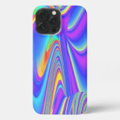 Spirit of Summer Breeze , Abstracte 3D Rainbowart iPhone Hoesje (Achterkant)