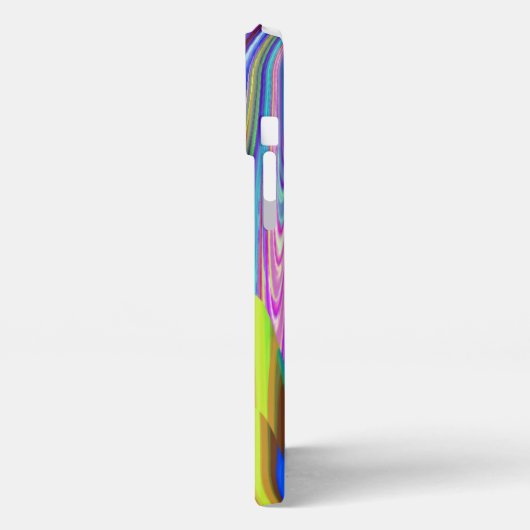 Spirit of Summer Breeze , Abstracte 3D Rainbowart iPhone Hoesje (Linkerkant)
