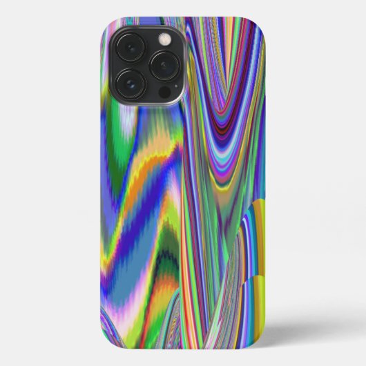 Spirit of Summer Breeze , Abstracte 3D Rainbowart iPhone Hoesje (Achterkant)