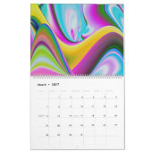 Spirit of Summer Breeze Abstracte 3D Rainbowart Kalender (Mar 2027)
