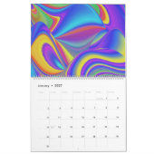 Spirit of Summer Breeze Abstracte 3D Rainbowart Kalender (Jan 2027)