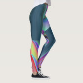 Spirit of Summer Breeze , Abstracte 3D Rainbowart Leggings (Rechts)