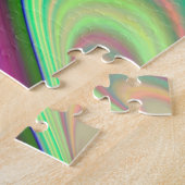 Spirit of Summer Breeze , Abstracte 3D Rainbowart Legpuzzel (Zijkant)