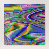 Spirit of Summer Breeze , Abstracte 3D Rainbowart Legpuzzel (Horizontaal)