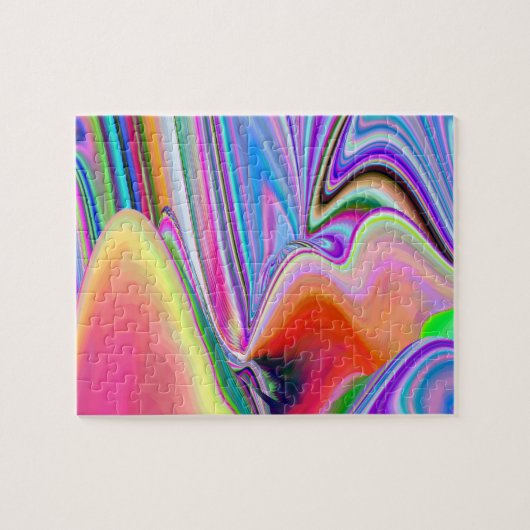 Spirit of Summer Breeze , Abstracte 3D Rainbowart Legpuzzel (Horizontaal)